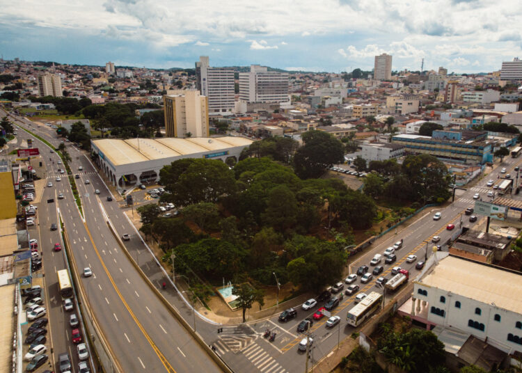 Imagem aéera da cidade de Anápolis. Foto: Paulo de Tarso