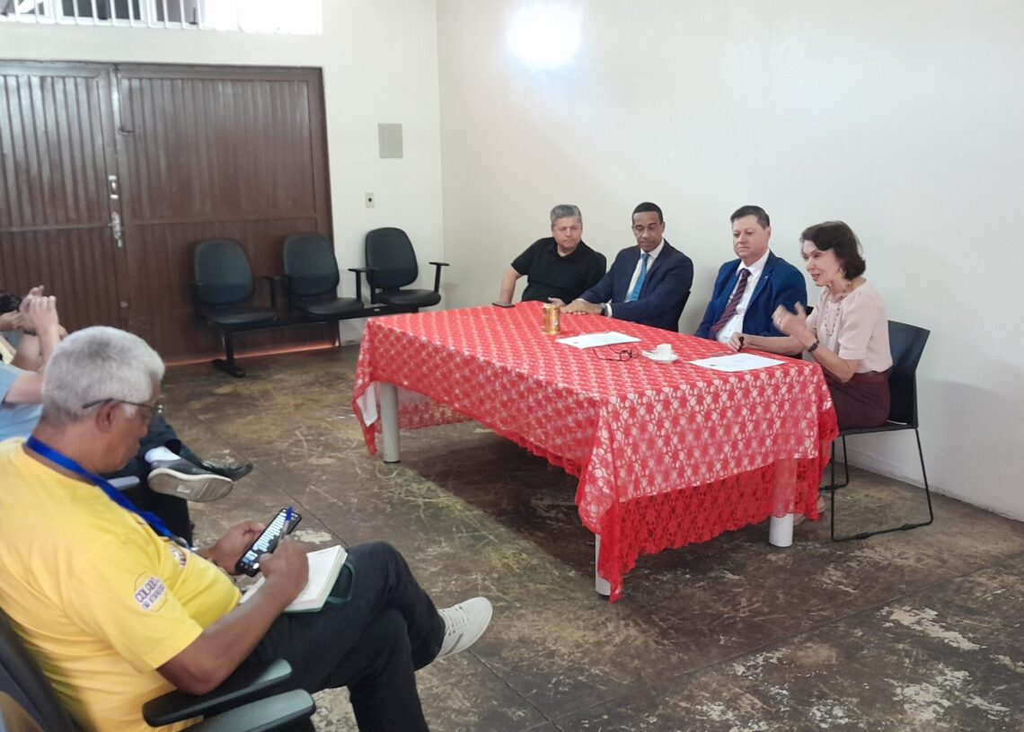 Direção da Cruzada reuniu profissionais da imprensa para anunciar novidades para a caminhada do bem. Imagem: Redação
