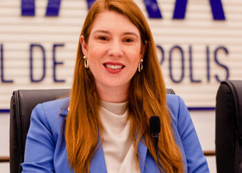 Vereadora Andreia Rezende. Presidente da Câmara Municipal de Anápolis. Foto: Alynne Laís