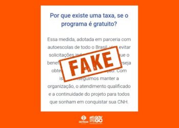 Detran- Golpe da CHN Gratuita- fake News