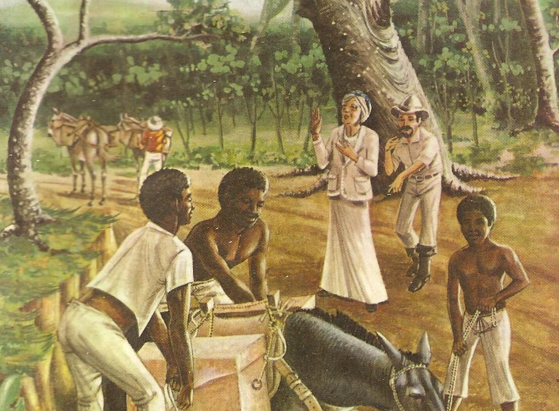 Imagem que simboliza a passagem de Ana das Dores. Imagem: Arquivo