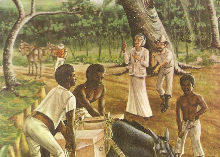 Imagem que simboliza a passagem de Ana das Dores. Imagem: Arquivo