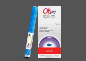 Olire, medicamento contra obesidade lançado pela farmacêutica EMS. Imagem: Divulgação/EMS