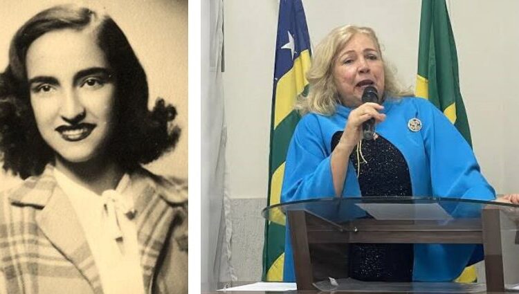 Gerações literárias: Haydée Jayme, legado deixado à história, e Natalina Fernandes, atual presidente da ULA. Imagem: Arquivo