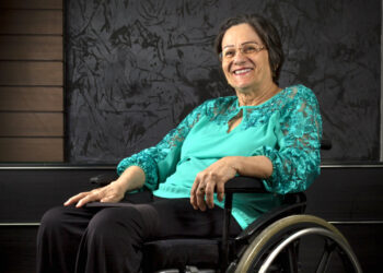 Maria da Penha sofreu consequências da violência e seu nome “batizou” a lei. Imagem: Reprodução