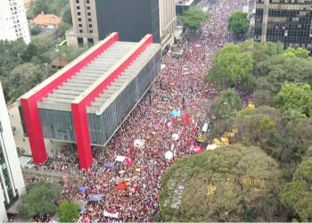 Manifestação na Avenida Paulista- São Paulo- Imagem CNN Brasil