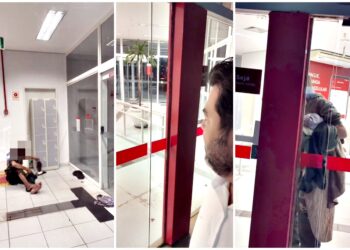 Márcio Corrêa- Flagrante em banco- Imagens de rede social