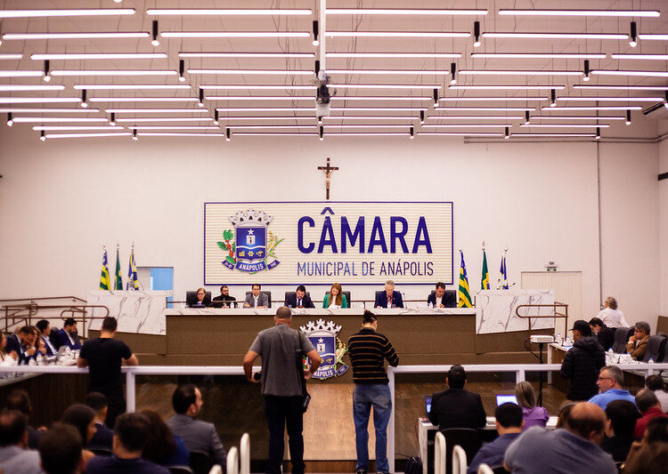 Audiência pública na Câmara Municipal de Anápolis. Foto: Divulgação/Câmara Municipal de Anápolis