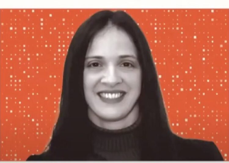 A farmacêutica gaúcha Ana Helena Ulbrich é a única brasileira na lista TIME100 AI 2025. Foto: Reprodução TV