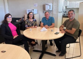 Deputado Antônio Gomide, em visita ao IFG-Câmpus Anápolis. Imagem: Divulgação