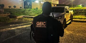 PCGO prisão de suspeito de roubo a fazenda em Anápolis- Divulgação