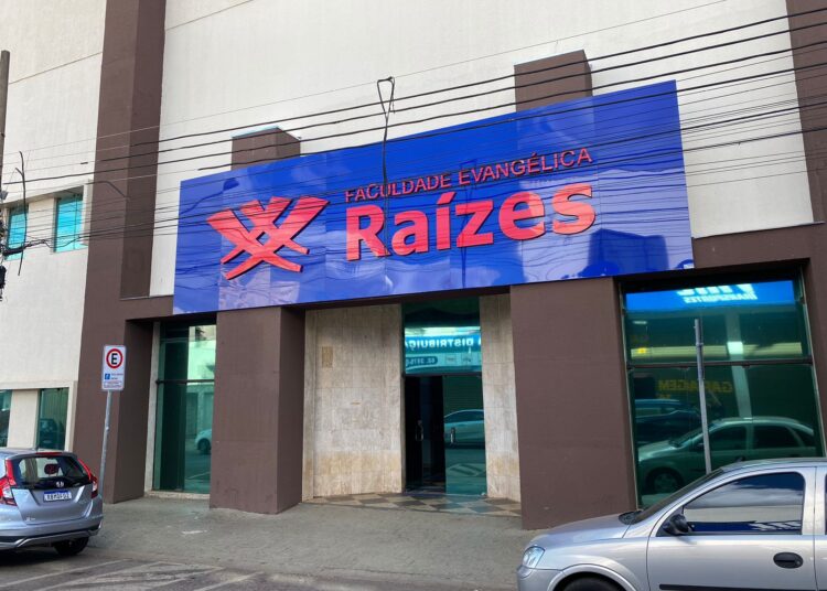 Faculdade Evangélica Raízes, Anápolis. Imagem: Divulgação