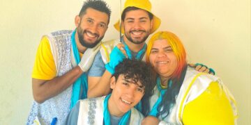 Companhia Anapolina de Teatro apresenta o espetáculo "Girassol". Imagem: Divulgação