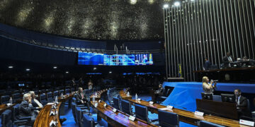 Plenário do Senado Federal. Imagem: Reprodução