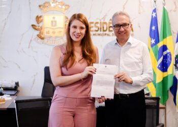 Andreia Rezende- Presidente da Câmara e Augusto Ventura- Advogado nomeado para o TJGO