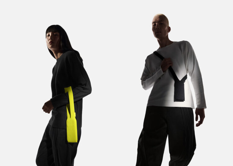 O produto é feito em malha canelada sem costuras. Imagem: Apple/Divulgação