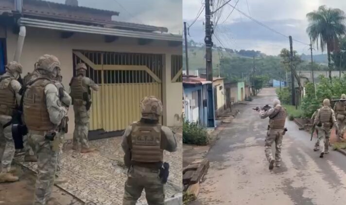 Na ação desta manhã (18), são cumpridos 23 mandados. Dez deles são de prisão temporária e 13 são de busca e apreensão domiciliar. Imagem: Divulgação/PCGO