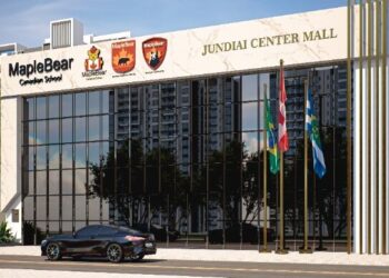 Fachada da nova sede da Maple Bear Anápolis. Imagem: Divulgação