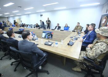 Em coletiva à imprensa, MPGO e a PM detalharam alguns fatos da ação. Imagem: Divulgação