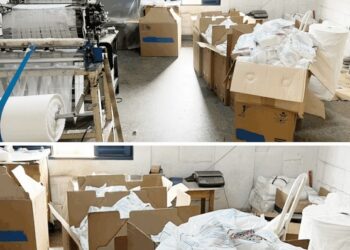 Fábrica clandestina de gaze- Polícia Civil- Divulgação