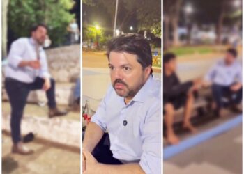 Márcio Corrêa- briga em Praça- Reprodução