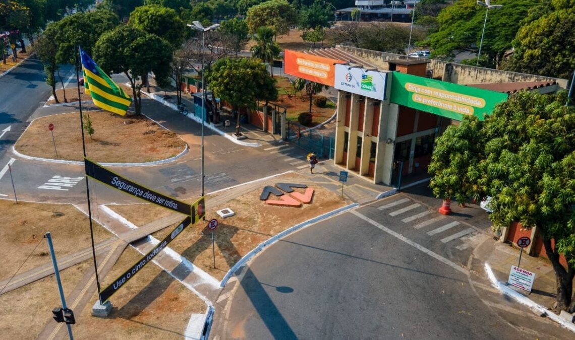 Fachada do Detran-GO (Foto: Governo de Goiás)
