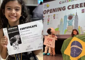 Maria Antônia Machado Perim, capixaba de Castelo (ES), com apenas 9 anos de idade. Imagem: Divulgação