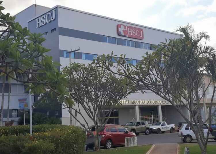 Fachada da unidade hospitalar, na cidade de Nerópolis. Imagem: Reprodução