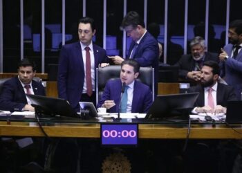 Deputados federais aprovaram o texto-base do PL da Dosimetria na madrugada (foto Vinicius Loures/Câmara dos Deputados)