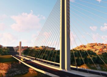 Ponte Estaiada - Ilustração.