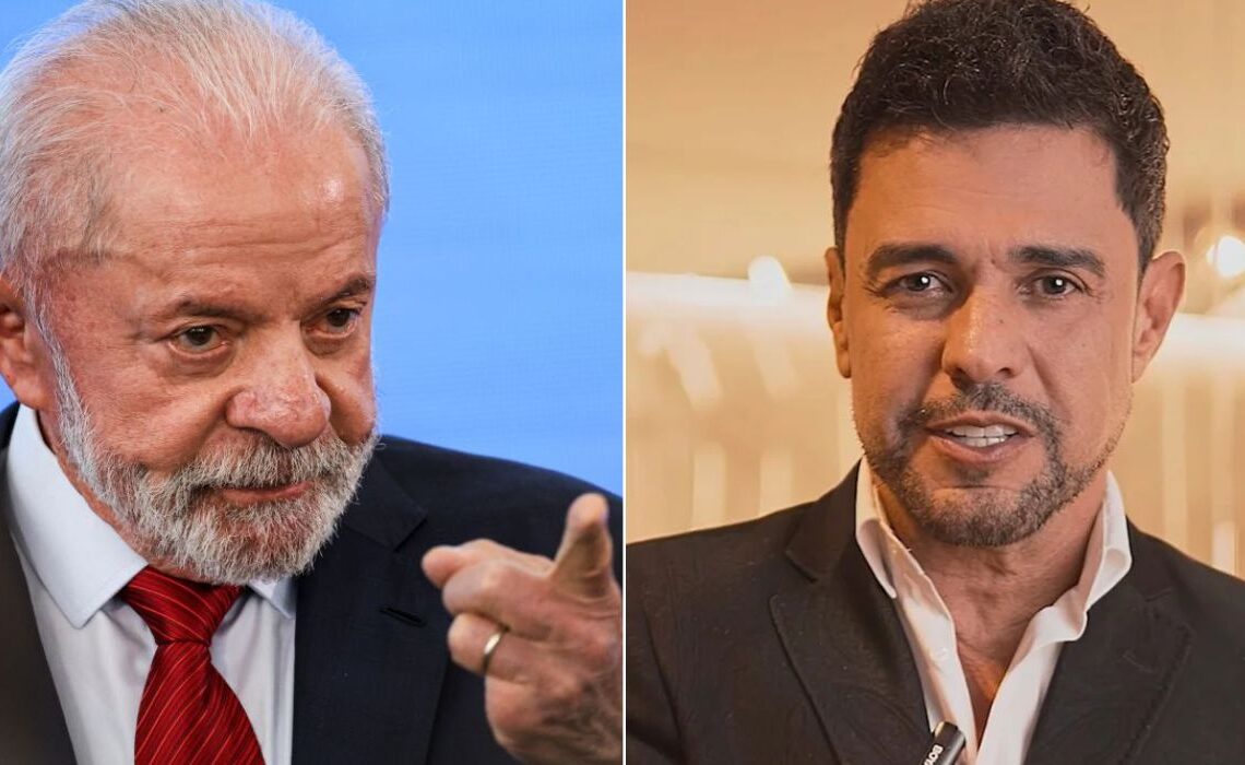Segundo o Diário Oficial da União, o show cancelado de Zezé di Camargo seria pago com recurso federal, do governo Lula. Imagem: Reprodução
