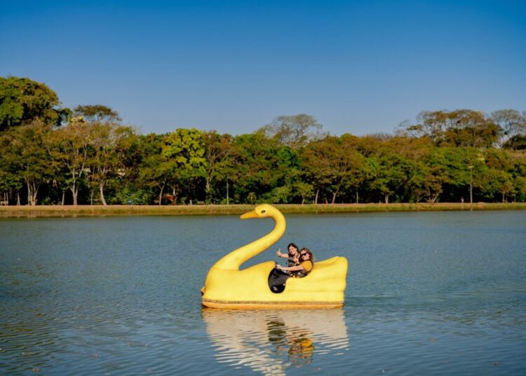 Pedalinho, Parque JK. Foto: Paulo de Tarso