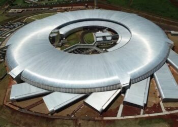 Imagem do projeto do Laboratório Órion, que está previsto para ser inaugurado no final de 2026 em Campinas (SP). Crédito: CNPEM/Divulgação