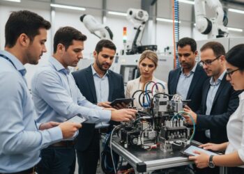 A programação inclui coffee break e demonstrações práticas de equipamentos e ferramentas utilizadas diretamente nos processos produtivos. Imagem: Ilustrativa/Gemini
