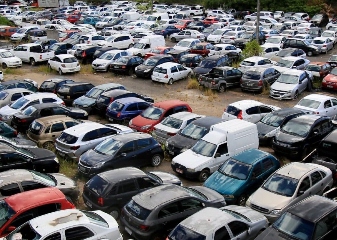 Arrematante será responsável pela destinação final dos veículos adquiridos (Foto: Detran)