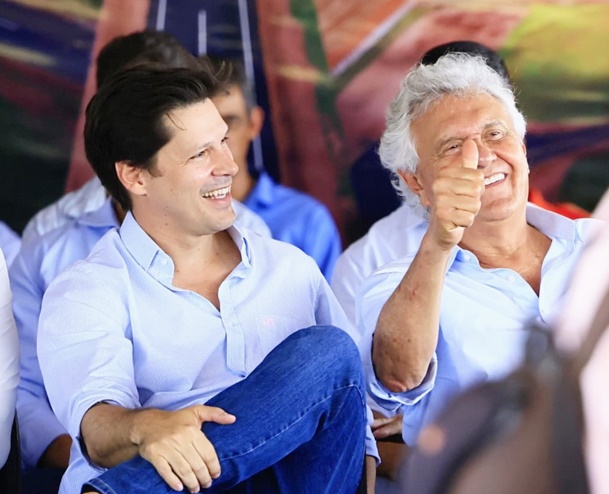 Daniel Vilela e Ronaldo Caiado- Redes Sociais