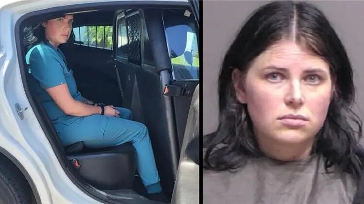 . Identificada como Autumn Bardisa, a suspeita trabalhou em uma unidade da rede hospitalar AdventHealth, no estado da Flórida. Imagem: Reprodução