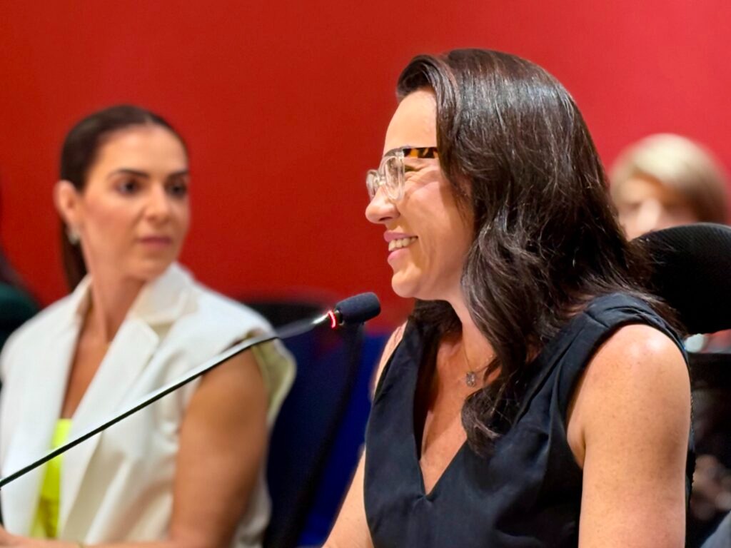 Talita Hayasaki, assumiu interinamente a presidência da instituição na manhã desta segunda-feira (2). Imagem: Divulgação