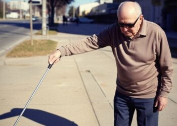 O aposentado fingiu ser cego e a descoberta de sua visão perfeita veio tarde, mas não sem consequências legais severas após auditoria fiscalFoto: Imagem gerada por IA