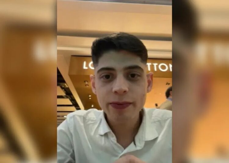 Matheus Toribio Rey de Sousa. Imagem: Reprodução