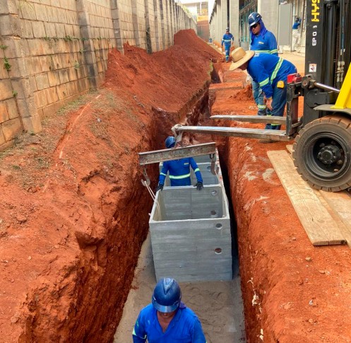 Módulos pré-moldados e materiais especiais promovem tratamento eficiente. Imagem: Arquivo