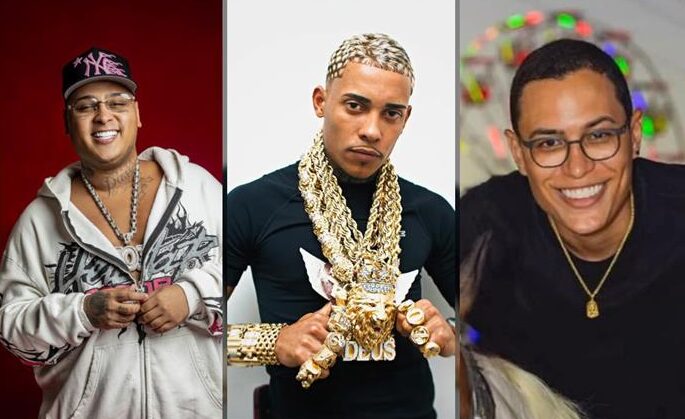 Mc Rayan, Mc Poze e Raphael Sousa. Imagem: Reprodução
