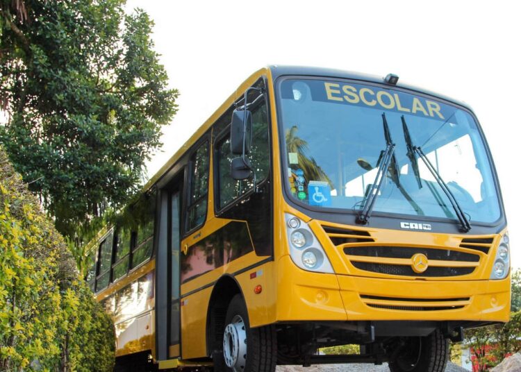 Sistema busca modernizar transporte escolar no estado. Imagem: Reprodução