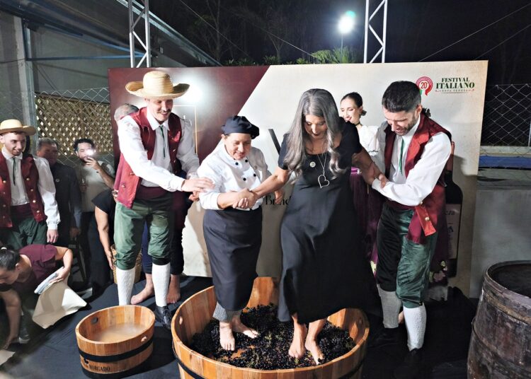 Pisa da Uva- Festival Italiano de Nova Veneza- Arquivo- Divulgação do Evento