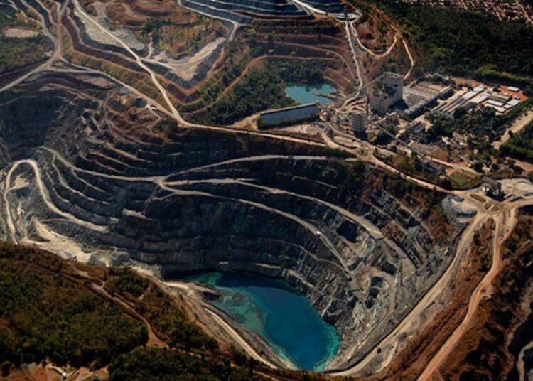 Vista aérea da mineradora Sama, em Minaçu. (Foto: Divulgação/Eternit).