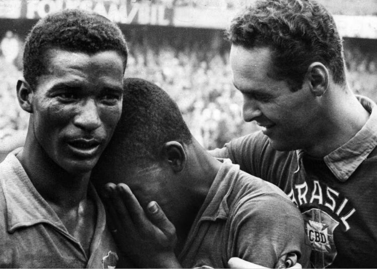 Conquista da Copa de 1958- Imagem de Arquivo da FIFA