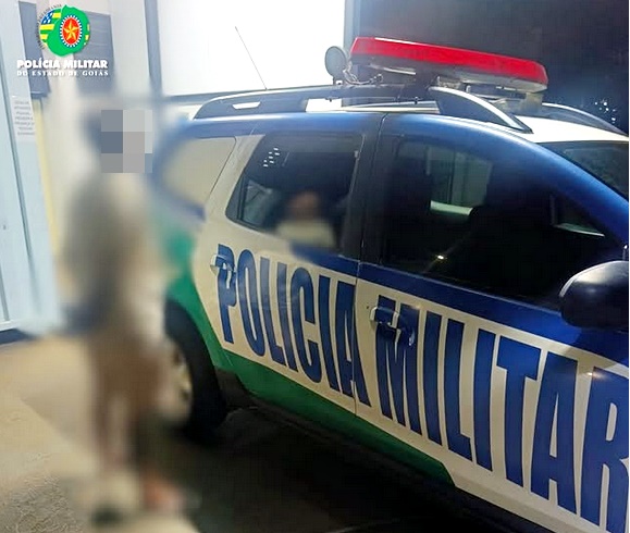 Mulher Presa em unidade de saúde- 4º BPM- Divulgação