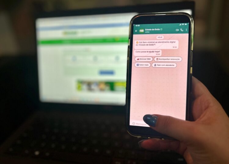 Serviços por WhatsApp- Imagem Ilustrativa- Agência Goiás de Notícias