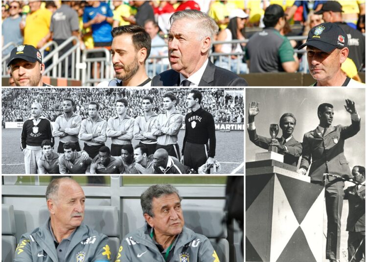 Técnicos da Seleção Brasileira- Créditos das Fotos- CBF e Arquivo Nacional