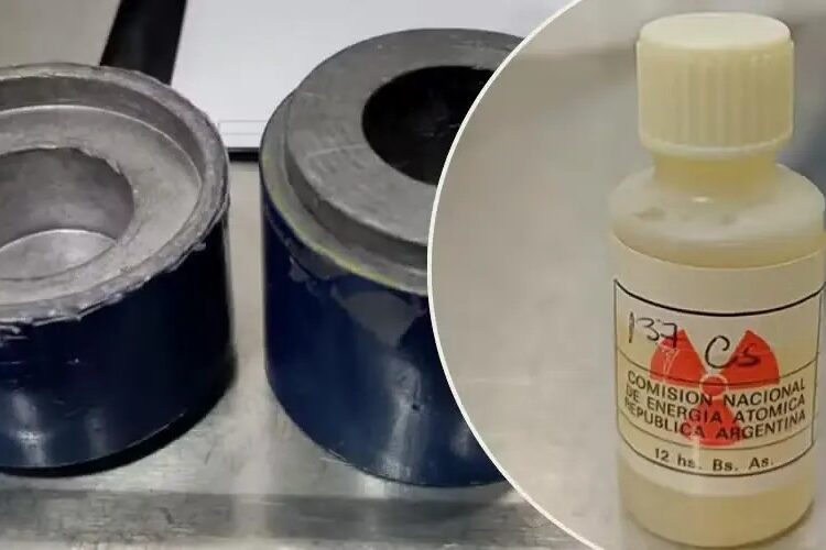 Cápsula com Césio-137 é roubada de laboratório na Argentina: imagens de produto roubado de laboratório foram divulgadas pela Autoridade Regulatória Nuclear (ARN) — Foto: Divulgação